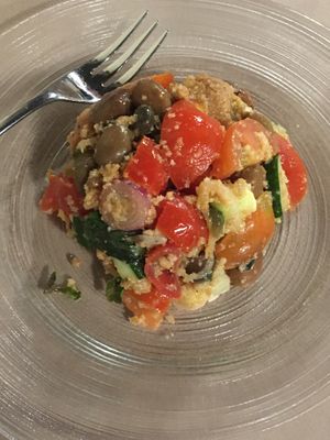 Panzanella at La Tecia Vegana in Venice