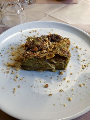 Lasagna at La Tecia Vegana in Venice