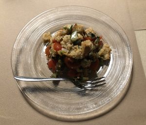 Panettone salad at La Tecia Vegana in Venice