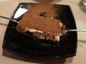 Tiramisu at La Tecia Vegana in Venice