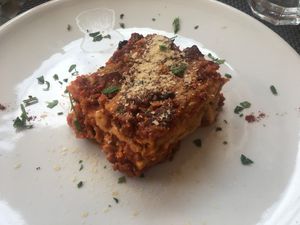Lasagna  at La Tecia Vegana in Venice