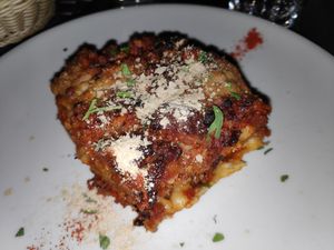 Lasagna at La Tecia Vegana in Venice