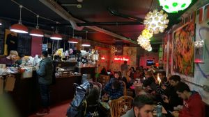 interior at Fuckoffee in South East London