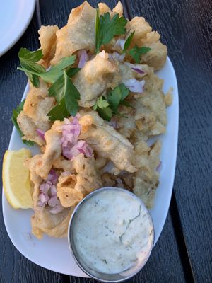 Fried Oysters at The Arbor in Vancouver