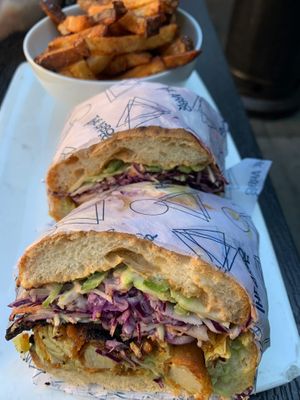 Southern Fried Artichoke Wrap at The Arbor in Vancouver