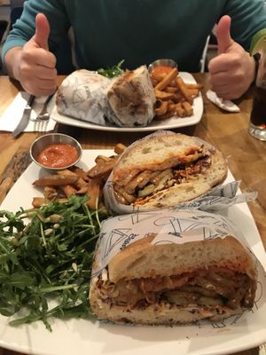 Tempeh Sandwich  at The Arbor in Vancouver