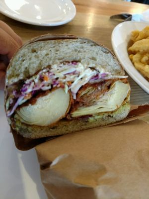 Artichoke Sandwich at The Arbor in Vancouver