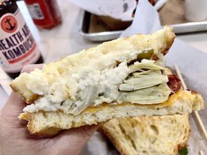 Vegan sandwich  at Kal'ish in Chicago