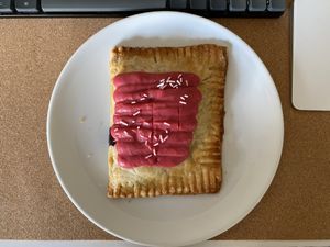 Mixed berry tart at Kal'ish in Chicago