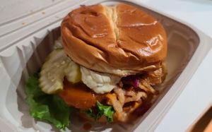 Brushfire dipped sandwich at Kal'ish in Chicago