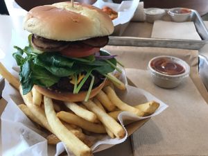 burger at Kal'ish in Chicago