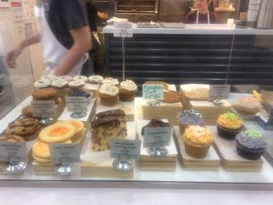 So many vegan baked goods to try. We had a few and they were delicious! at Kal'ish in Chicago