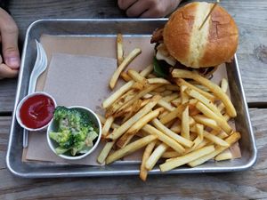 Southwest burger at Kal'ish in Chicago