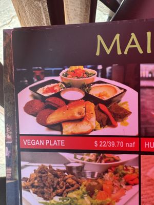 Menu  at Beirut SXM  in Simpson Bay