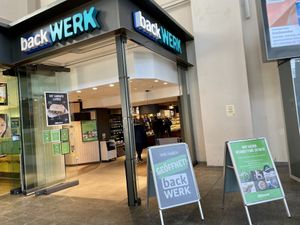 store front (inside of train station) at backWERK in Bremen