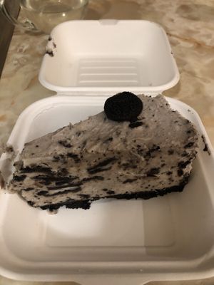 Cookies and cream cheese cake  at The Lemon Tree in St Catharines
