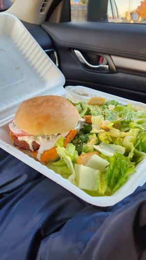 Mediterranean Burger at The Lemon Tree in St Catharines