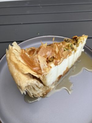 Baklava cheesecake   at The Lemon Tree in St Catharines
