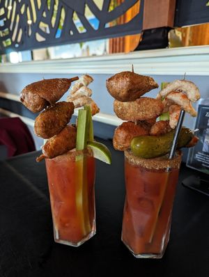 Stacked Caesars at The Lemon Tree in St Catharines