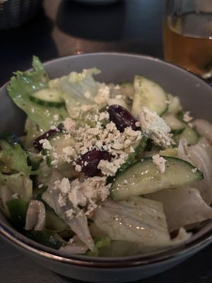 Vegan Greek salad   at The Lemon Tree in St Catharines
