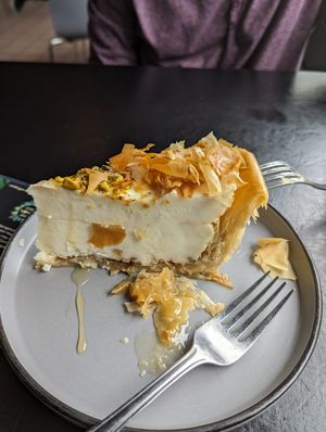 Baklava cheesecake at The Lemon Tree in St Catharines