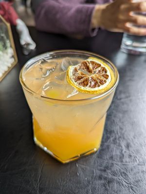 Golden hour mocktail at The Lemon Tree in St Catharines