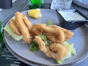 Calamari   at The Lemon Tree in St Catharines