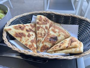 Grilled pita   at The Lemon Tree in St Catharines