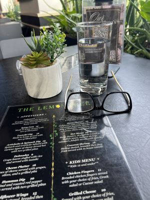 Menu   at The Lemon Tree in St Catharines