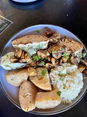 Stuffed chickenn  at The Lemon Tree in St Catharines