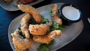 Happy hour Coconut Shrimp at The Lemon Tree in St Catharines