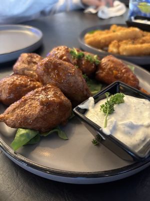 Wings and  mozzarella sticks   at The Lemon Tree in St Catharines