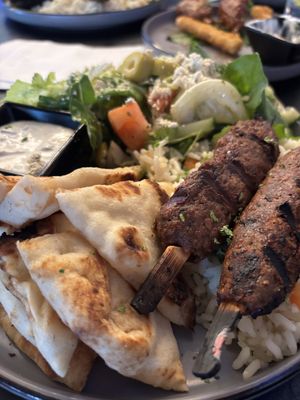Greek platter   at The Lemon Tree in St Catharines