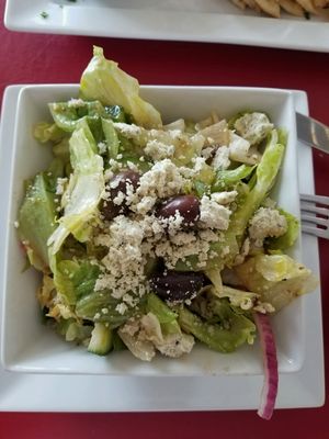 Greek salad  at The Lemon Tree in St Catharines