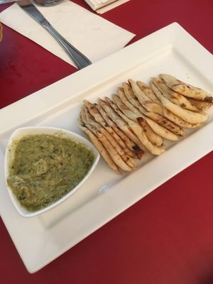 Artichoke dip  at The Lemon Tree in St Catharines