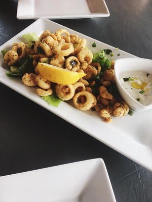Calamari at The Lemon Tree in St Catharines