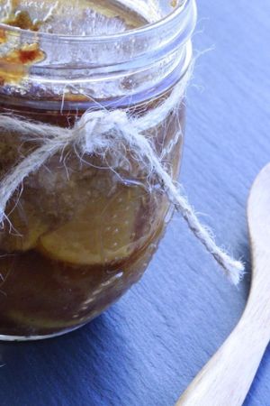 vegan gluten free peach cobbler in a jar. at Caked Up in Rancho Cucamonga