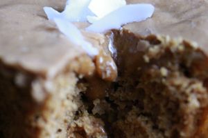 Thai Tea vegan GF cupcake at Caked Up in Rancho Cucamonga