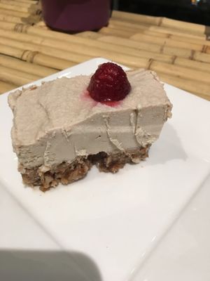 Raw cheesecake  at SUKA in San Juan