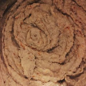 Homemade babaganoough  at SUKA in San Juan