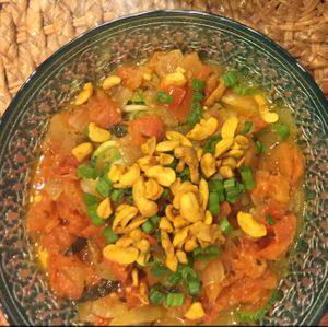 Incredible Zucchini Lasagna with Tomato Sauce dressing  at SUKA in San Juan