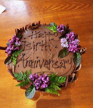 Wildfire Bakery Vegan Chocolate Cake with Ganache - size medium 8" round - $35 at Wildfire Bakery in Victoria