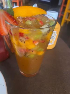Soda Paraíso Frutal  at Paraíso Vegano in Mexico City