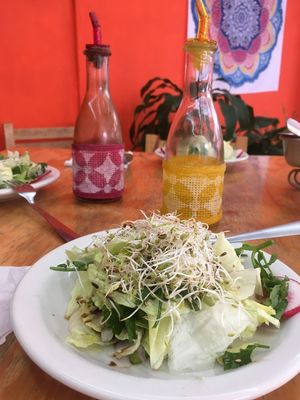 Ensaladas  at Paraíso Vegano in Mexico City