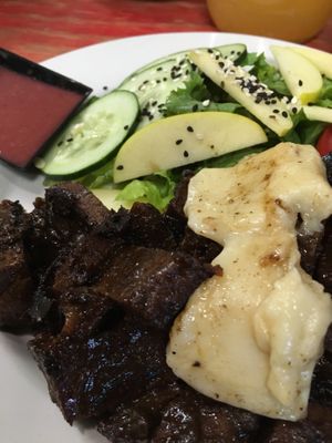 Arrachera vegana 🥰 at Paraíso Vegano in Mexico City