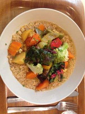 tajine with vegetables at Sopa - Provenca in Barcelona