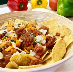 vegan nachos at Kuky's Place in Zaragoza