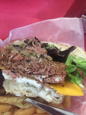 Beyond burger  at Kuky's Place in Zaragoza