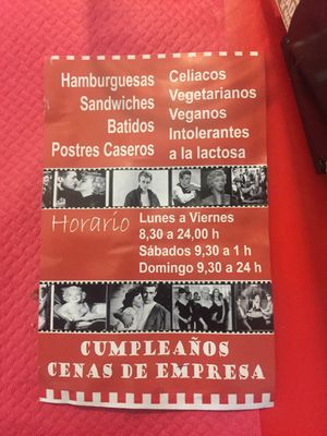 Options at Kuky's Place in Zaragoza