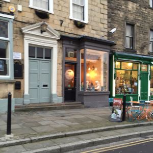 outside  at McNab's in Barnard Castle